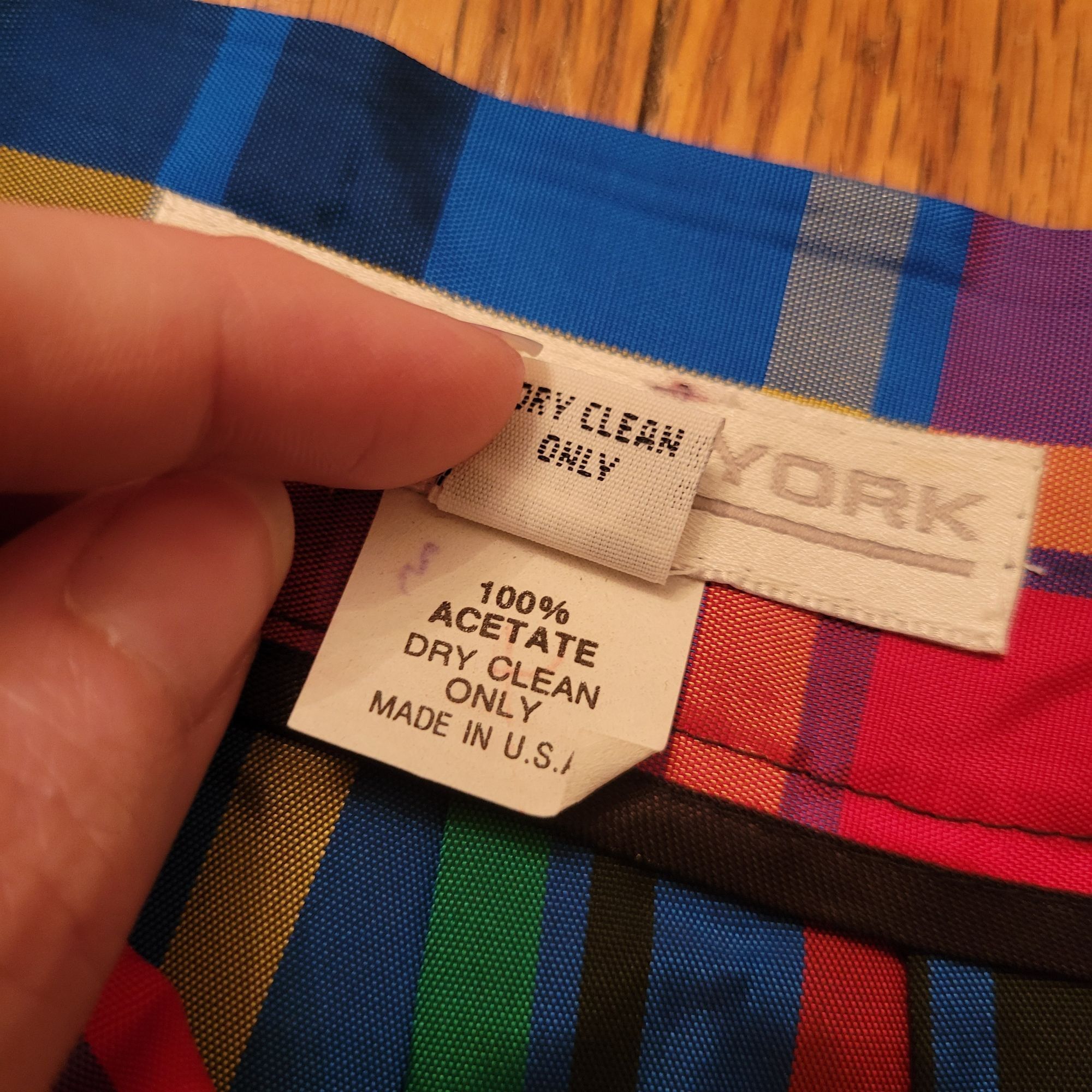 Preston & York Preston York 10 Tartan Plaid A Line Pleated Skirt Blue Red U Size 32" / US 10 / IT 46 - 6 Thumbnail