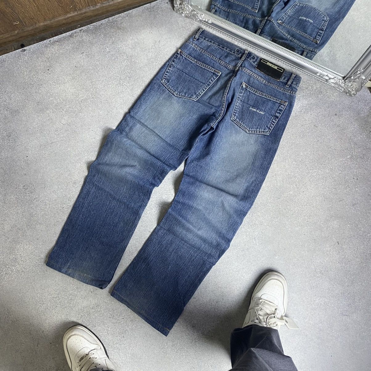 Stone Island Vintage Stone Island Jeans Denim Pants Rare S.I Denims Size US 32 / EU 48 - 1 Thumbnail