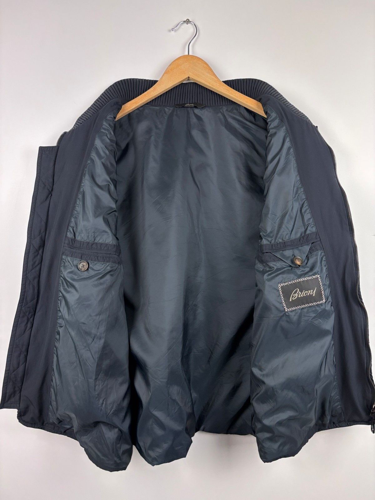 Brioni Brioni Silk SWL600 Quilted Gilet Carry Over Vest Blue 3XL Size US XXL / EU 58 / 5 - 8 Thumbnail