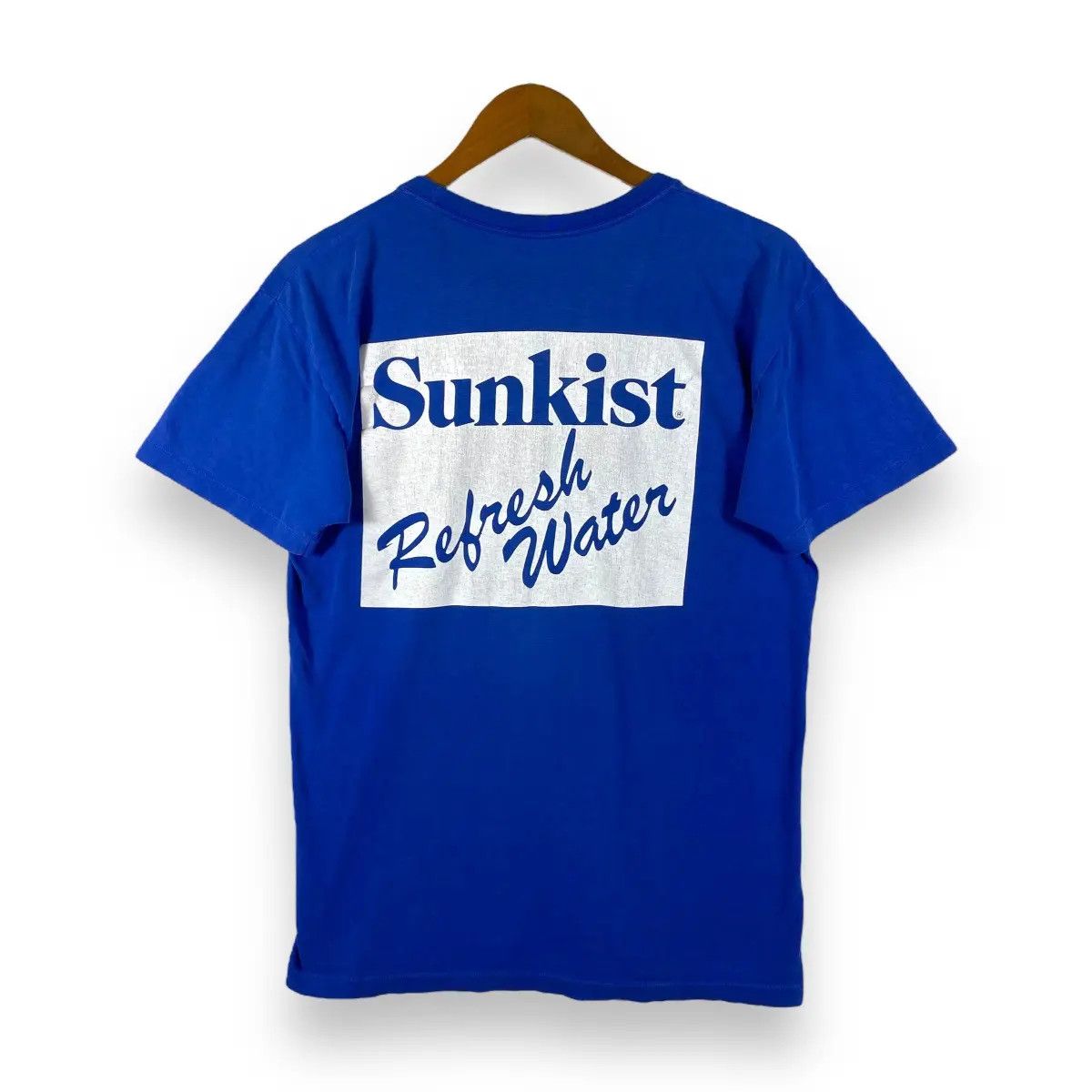 Vintage Vintage 80's SUNKIST REFRESH WATER Graphic Promo Tee Shirt Size US M / EU 48-50 / 2 - 1 Thumbnail