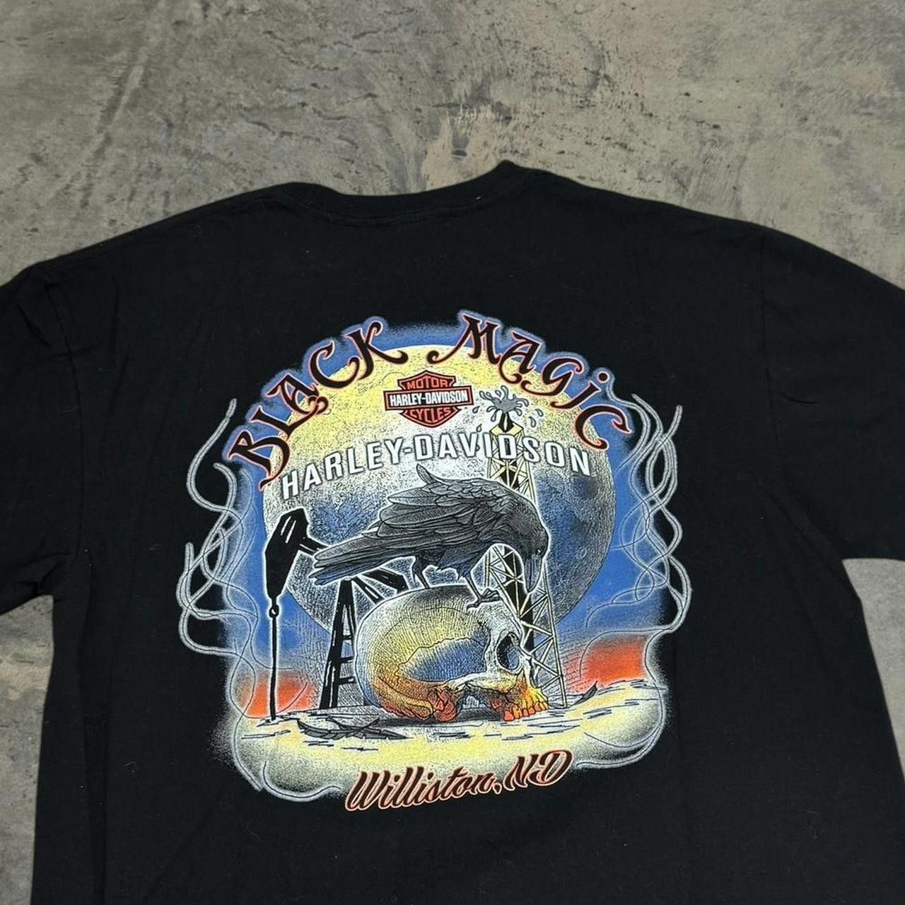 Harley Davidson × Vintage Vintage Y2K Harley Davidson Tribal Graphic T-Shirt Size US L / EU 52-54 / 3 - 4 Thumbnail