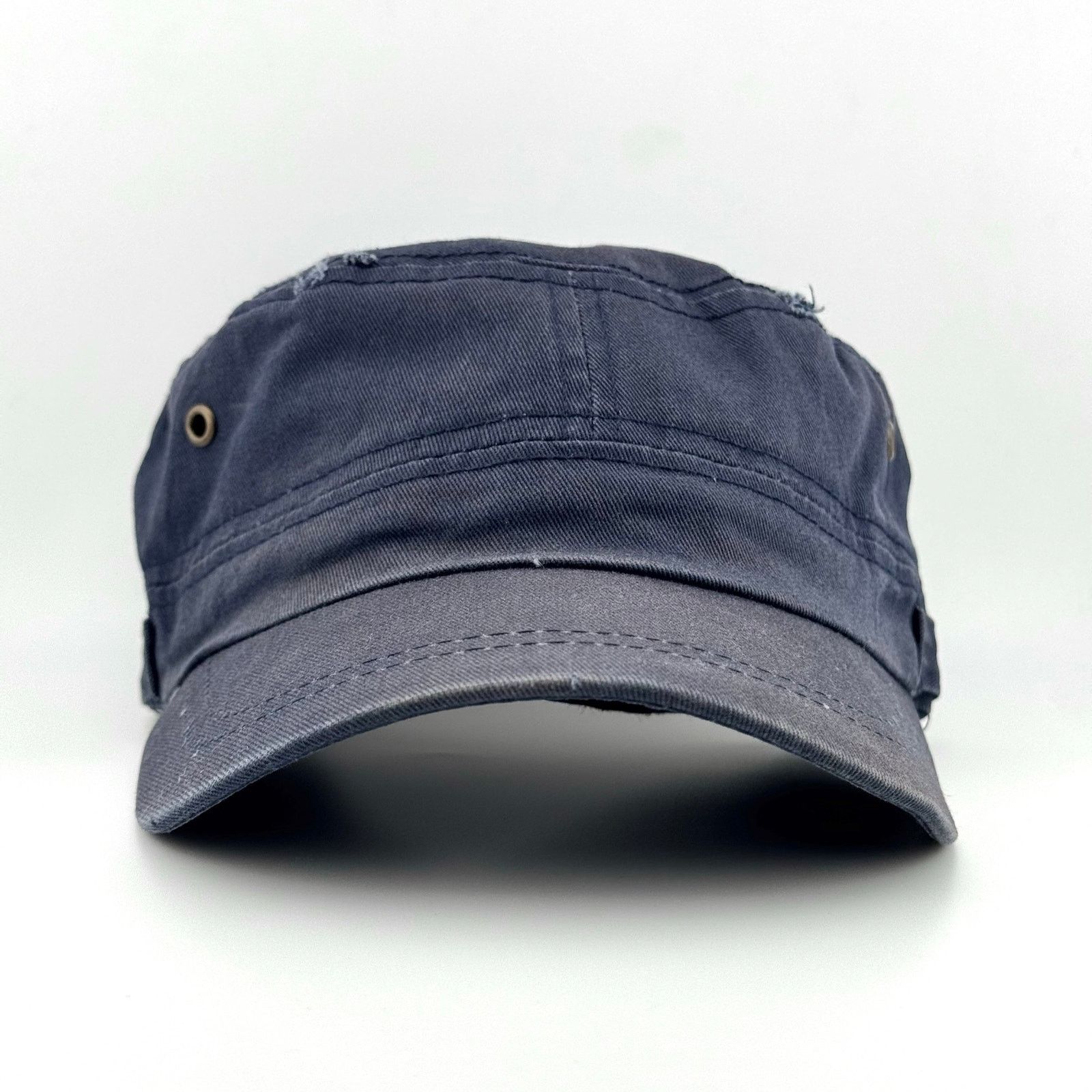 Japanese Brand Y2K Blank Sunfaded Distressed Military Work Hat Patrol Cap Size ONE SIZE - 1 Thumbnail