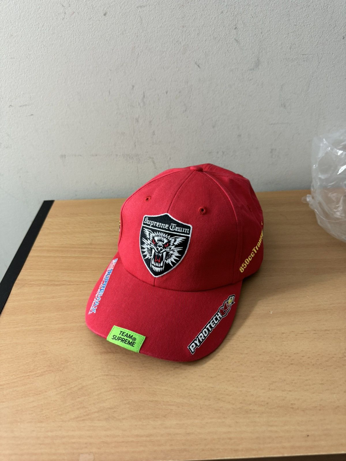 Supreme Supreme Racing Team 6-Panel Cap Red Size ONE SIZE - 1 Thumbnail