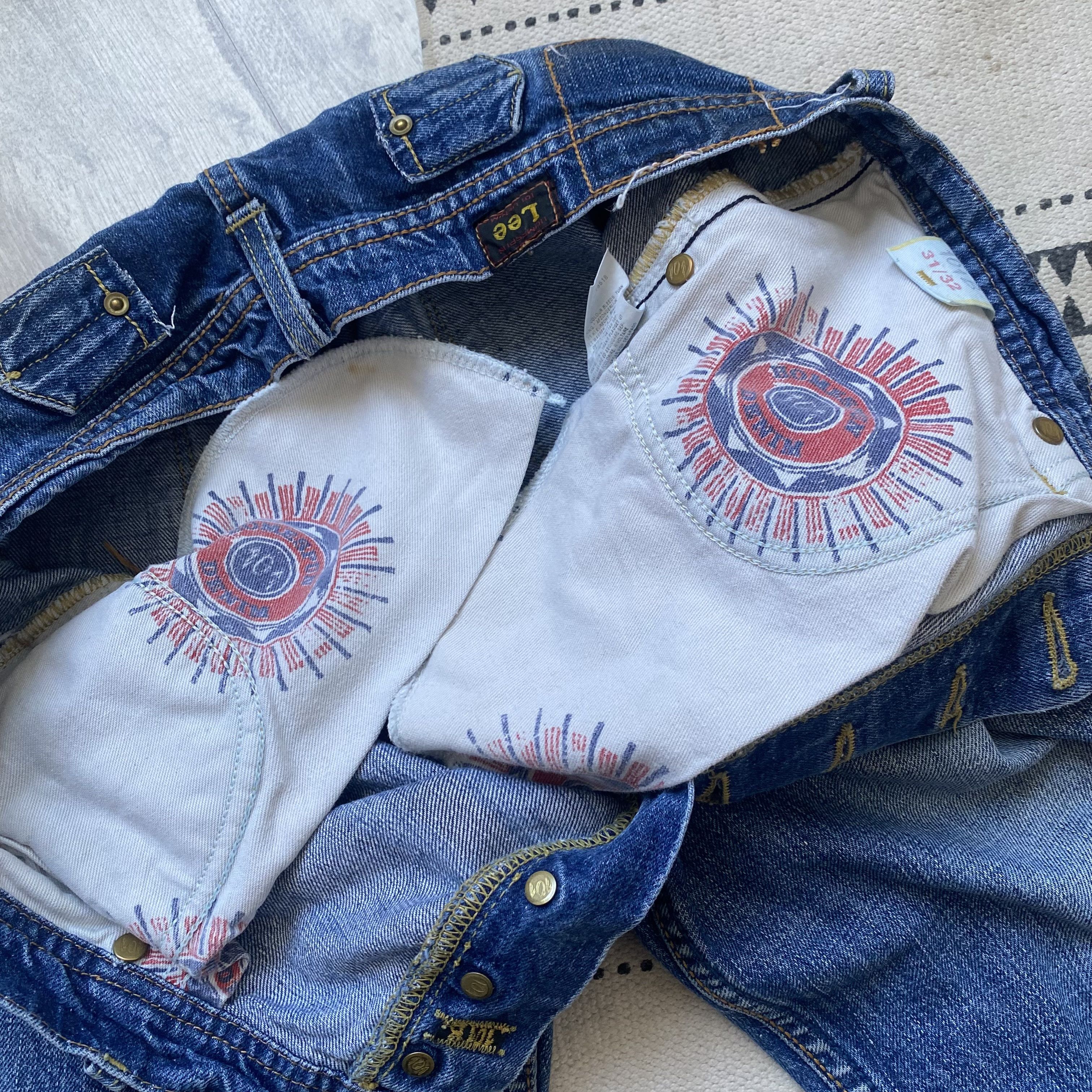 Lee Vintage Lee Selvage Jeans Denim pants 101 japanese Size US 31 - 12 Thumbnail