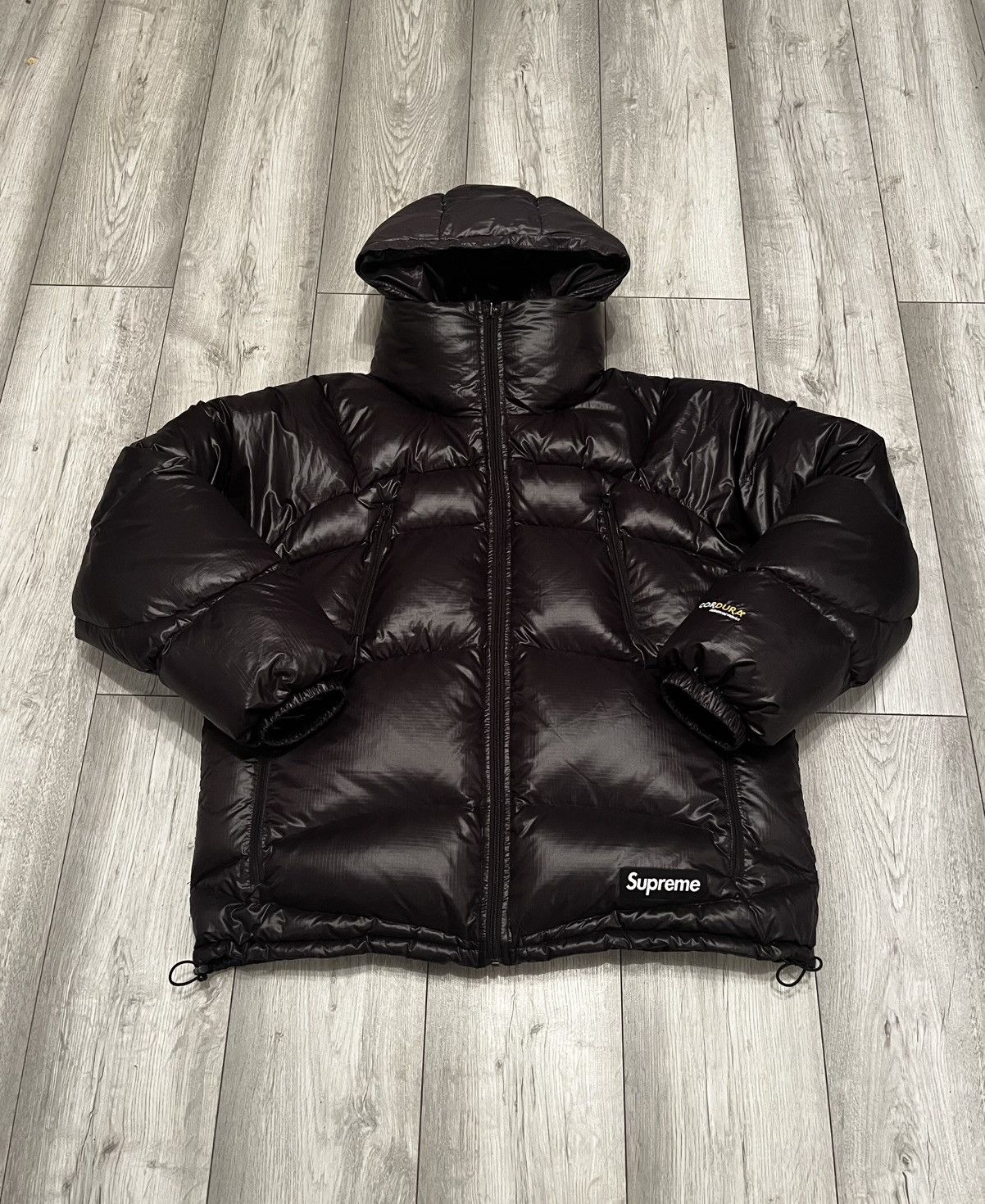 Supreme Featherweight Down Puffer Jacket Black Men's - FW23 - US