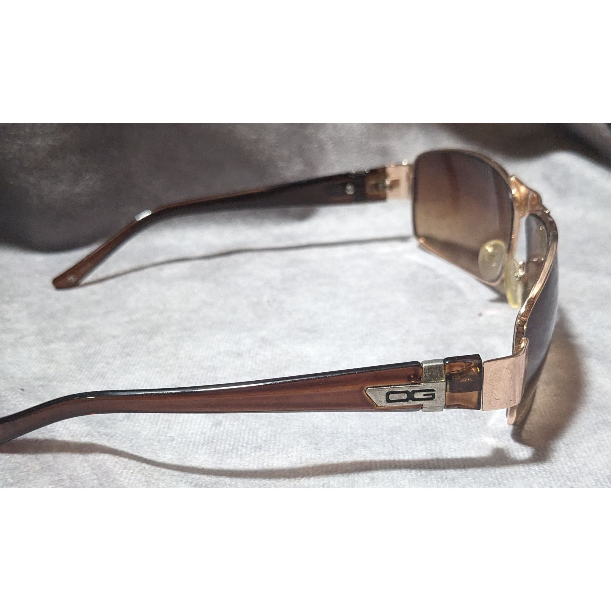 Other NY Sunglasses Gold And Wood Look Aviator Sunglasses Size ONE SIZE - 2 Thumbnail