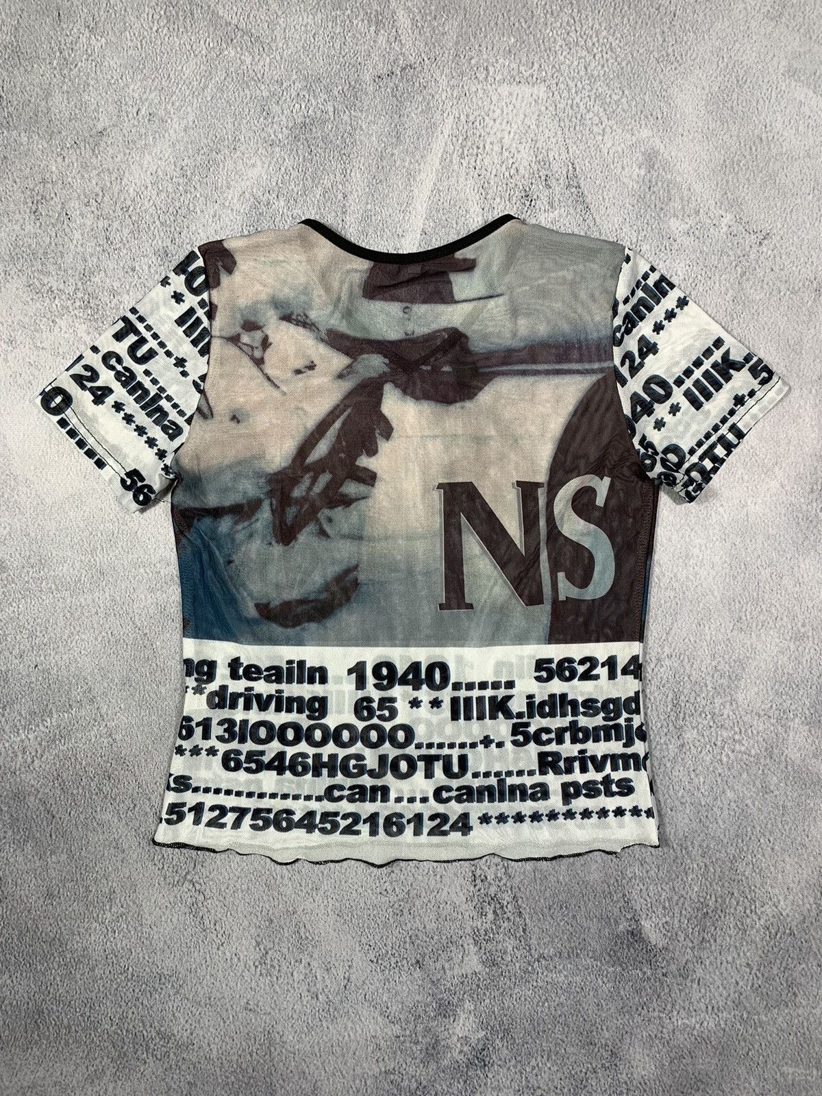 Vintage Vintage Y2K style all over mesh tee Japanese size L Size L / US 10 / IT 46 - 6 Thumbnail