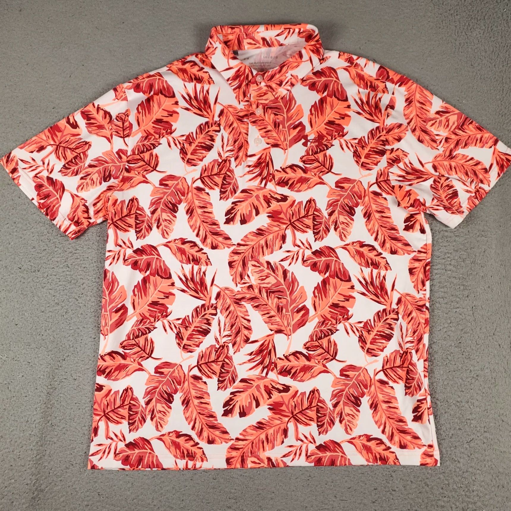 Under Armour Under Armour Polo Shirt Mens L Red Leaf Golf Casual Short Sleeve Polo Size US L / EU 52-54 / 3 - 2 Thumbnail
