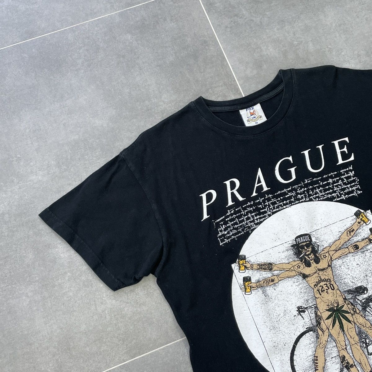 Fox Racing × Vintage Vintage FOX Prague Universal Party City T-Shirt Size M Size US M / EU 48-50 / 2 - 3 Thumbnail