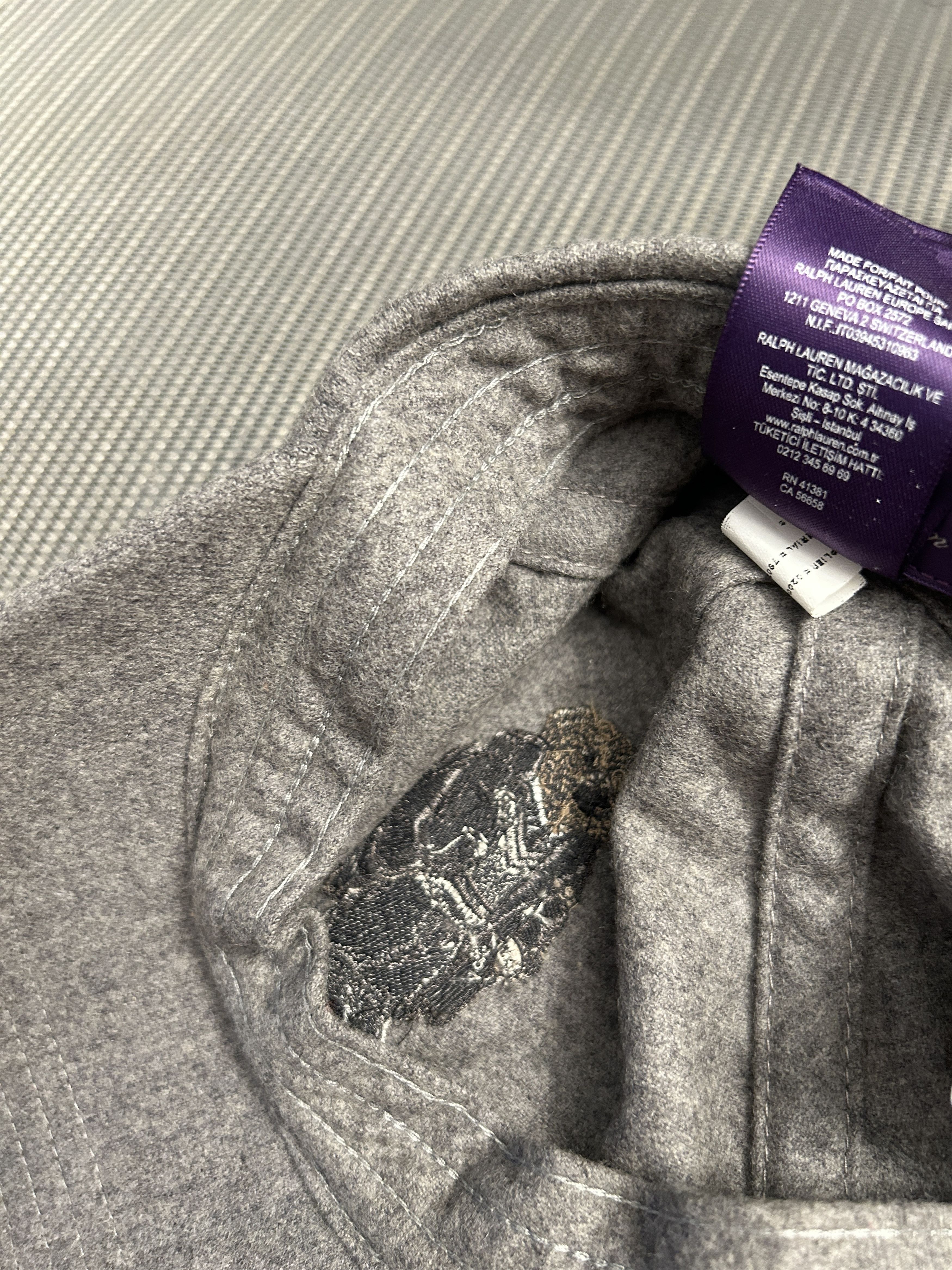 Ralph Lauren Purple Label Ralph Lauren Purple Label polo bear donegal wool hat cap Size ONE SIZE - 8 Thumbnail