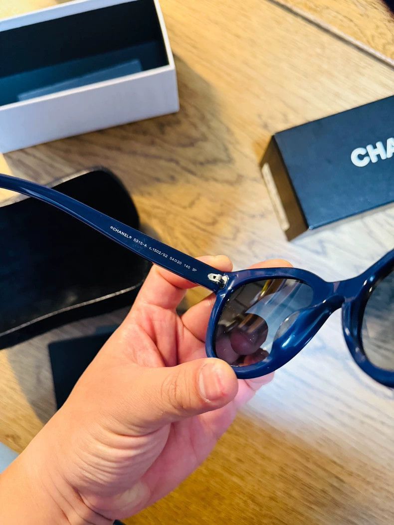 Chanel Chanel DK Blue Sunglasses for Women -2505 Size ONE SIZE - 9 Thumbnail