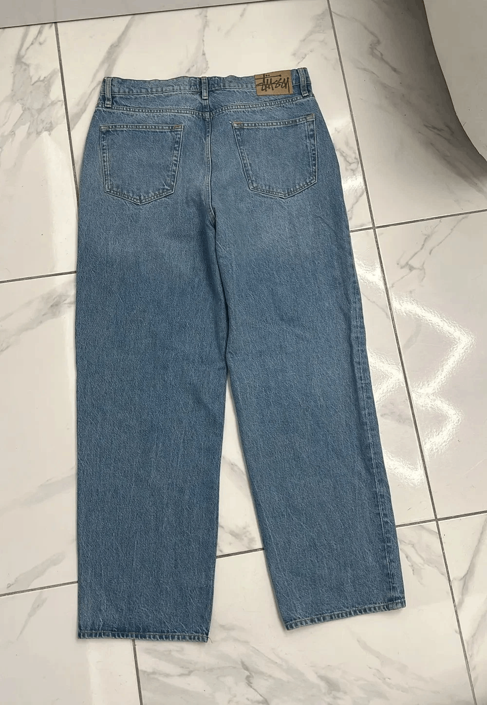 Stussy Stussy Big Ol Jean Washed Blue Size 34 Size US 34 / EU 50 - 2 Thumbnail