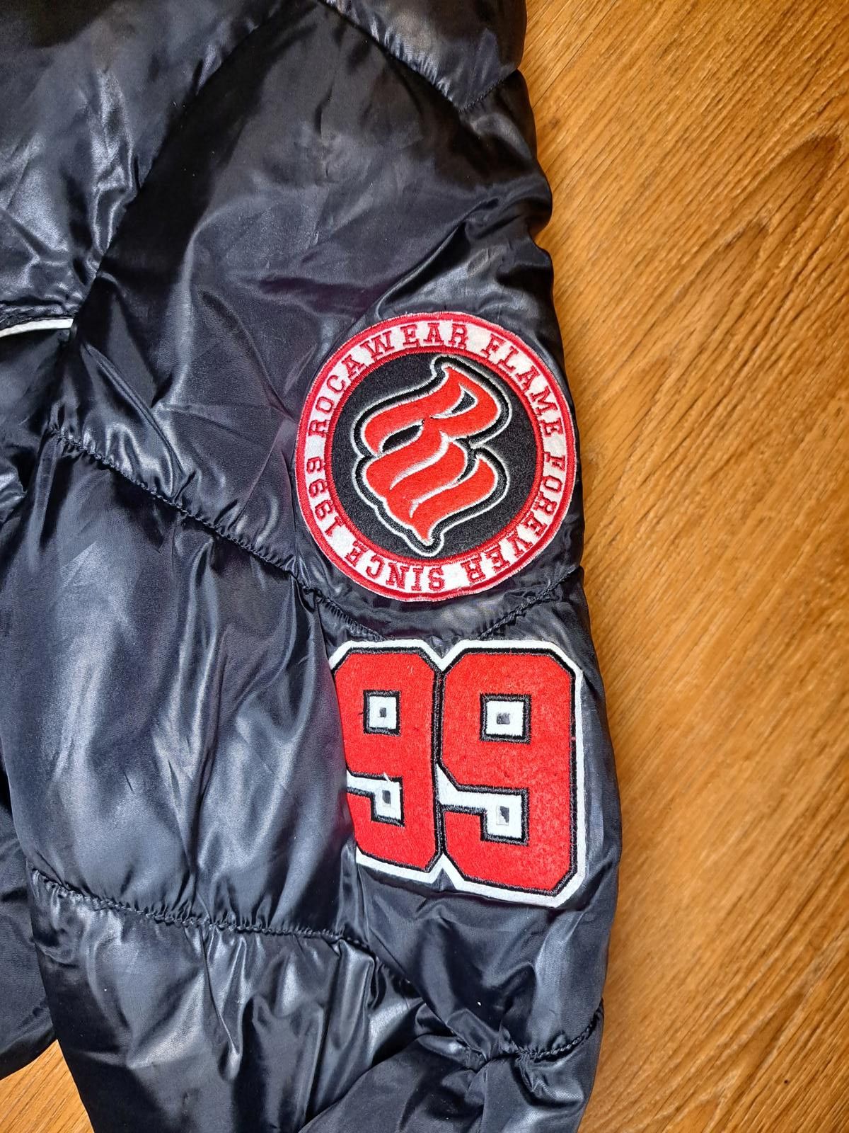 Rocawear Rocawear Puffer Jacket Mens XXXL Hoodie Full Zip Embroidery Size US XXL / EU 58 / 5 - 4 Thumbnail