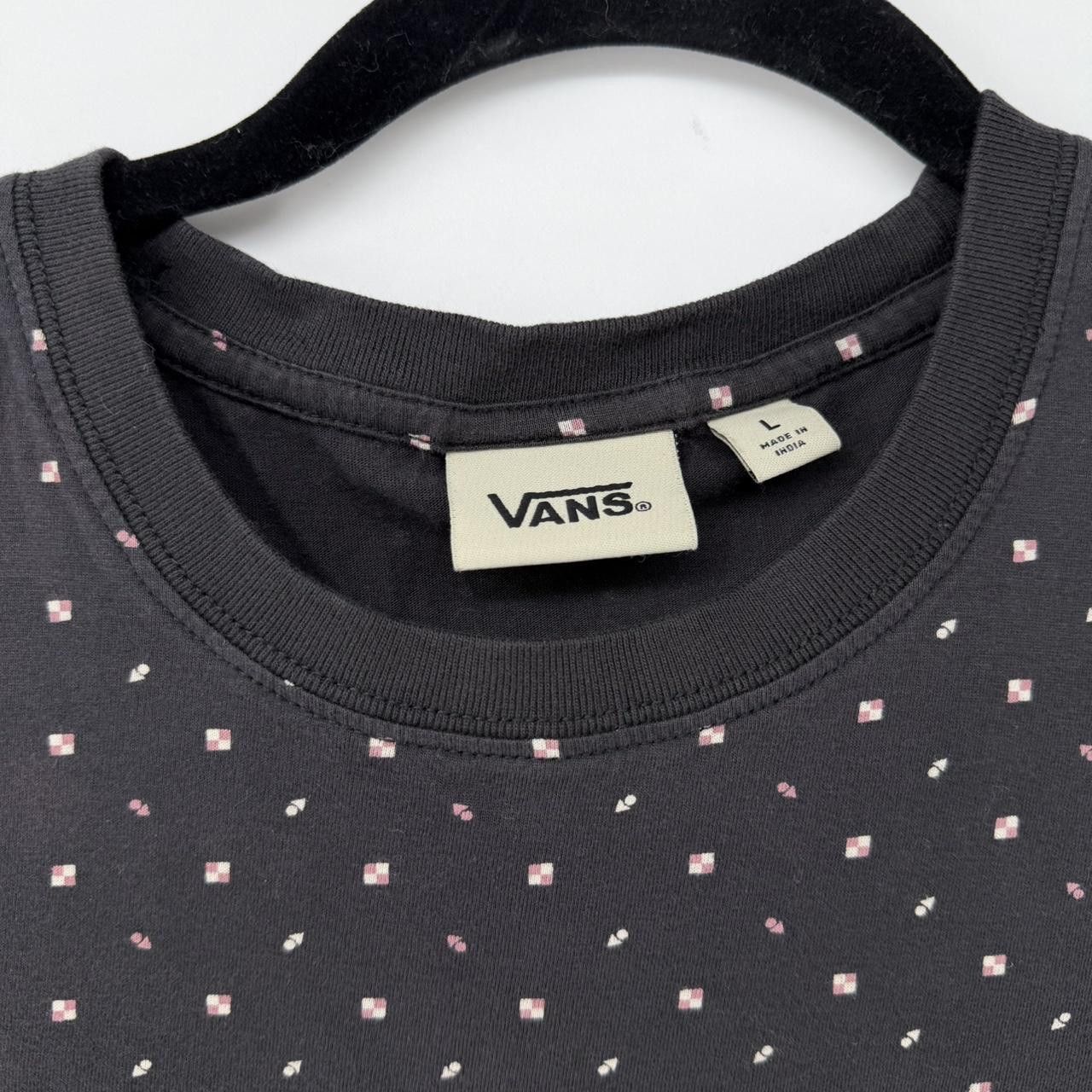 Vans Vans Off The Wall Pocket T-Shirt Large Black Dotted Mens Size US L / EU 52-54 / 3 - 2 Thumbnail
