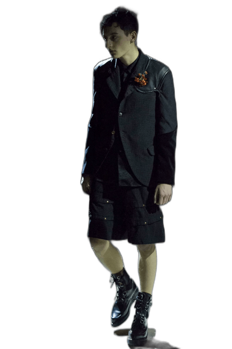 Comme des Garcons avant-garde black armor jacket by cdg Size US M / EU 48-50 / 2 - 1 Thumbnail