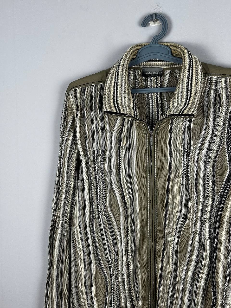 Carlo Colucci Rare Luxury Sweater Carlo Colluci Chunky Metal Sweater Size US L / EU 52-54 / 3 - 3 Thumbnail