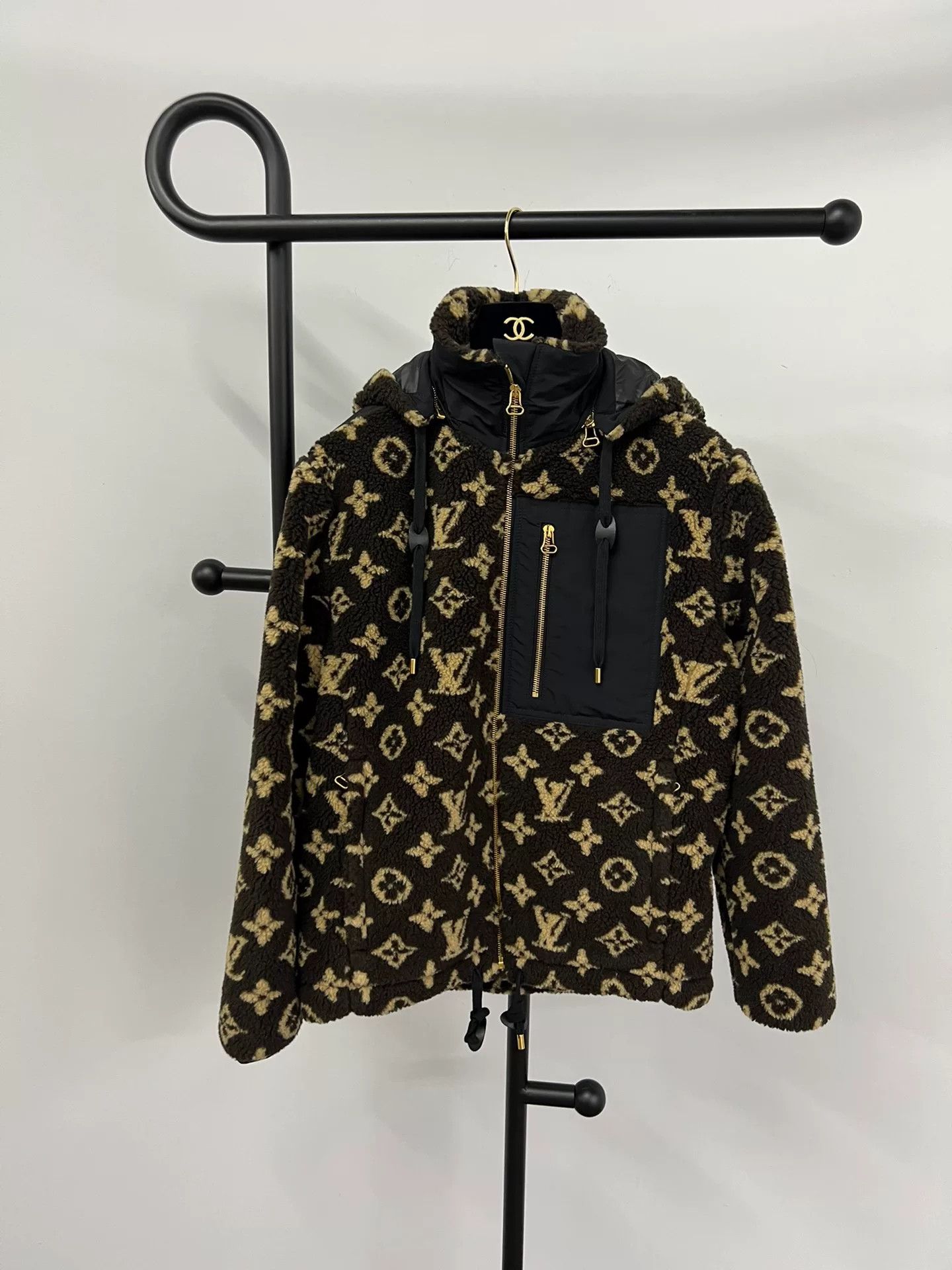 Louis Vuitton LV Monogram Teddy Coat Size XXS / US 00 / IT 34 - 1 Thumbnail