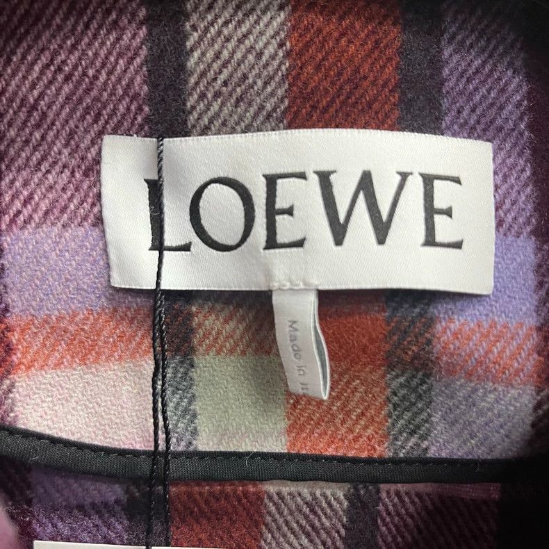 Loewe loewe check flannel jacket with collar-2507 Size US M / EU 48-50 / 2 - 5 Thumbnail
