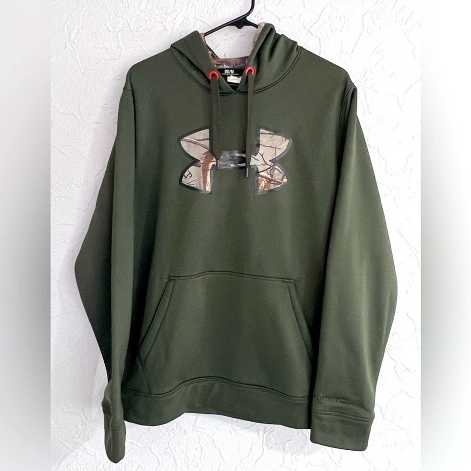Under Armour Under Armour Storm Cold Gear Hunting Realtree Hoodie Green Size US M / EU 48-50 / 2 - 3 Thumbnail