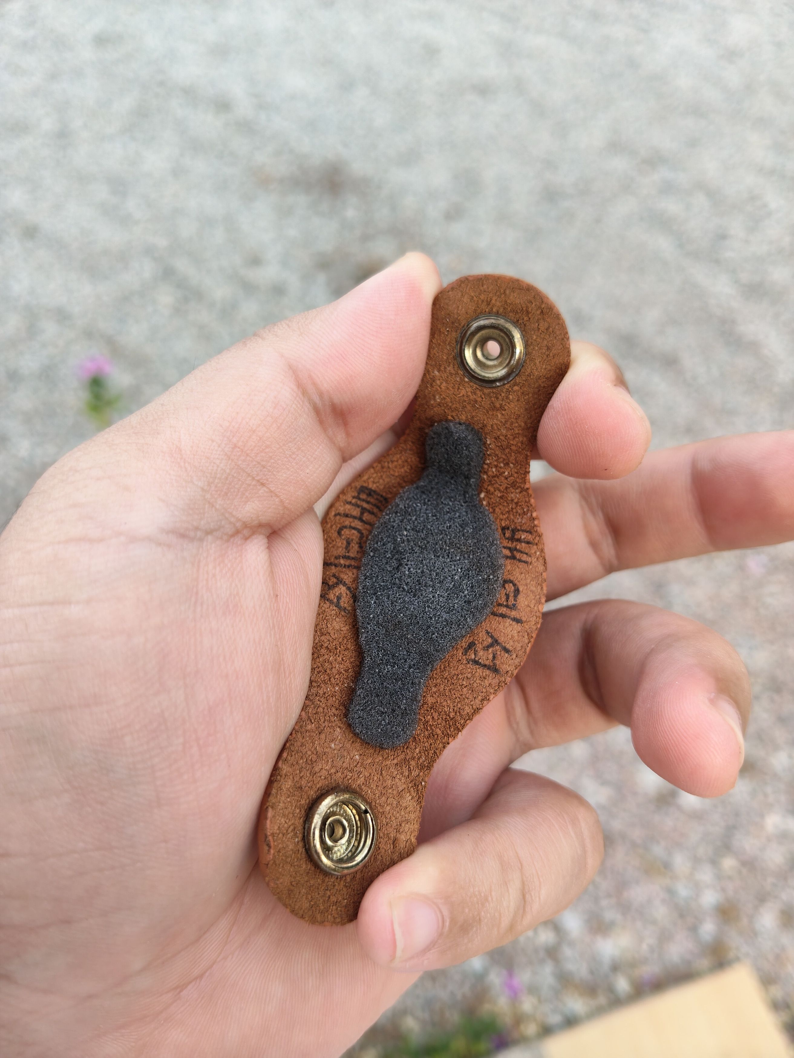 Other Hand tooled leather cuff bracelet Size ONE SIZE - 2 Thumbnail