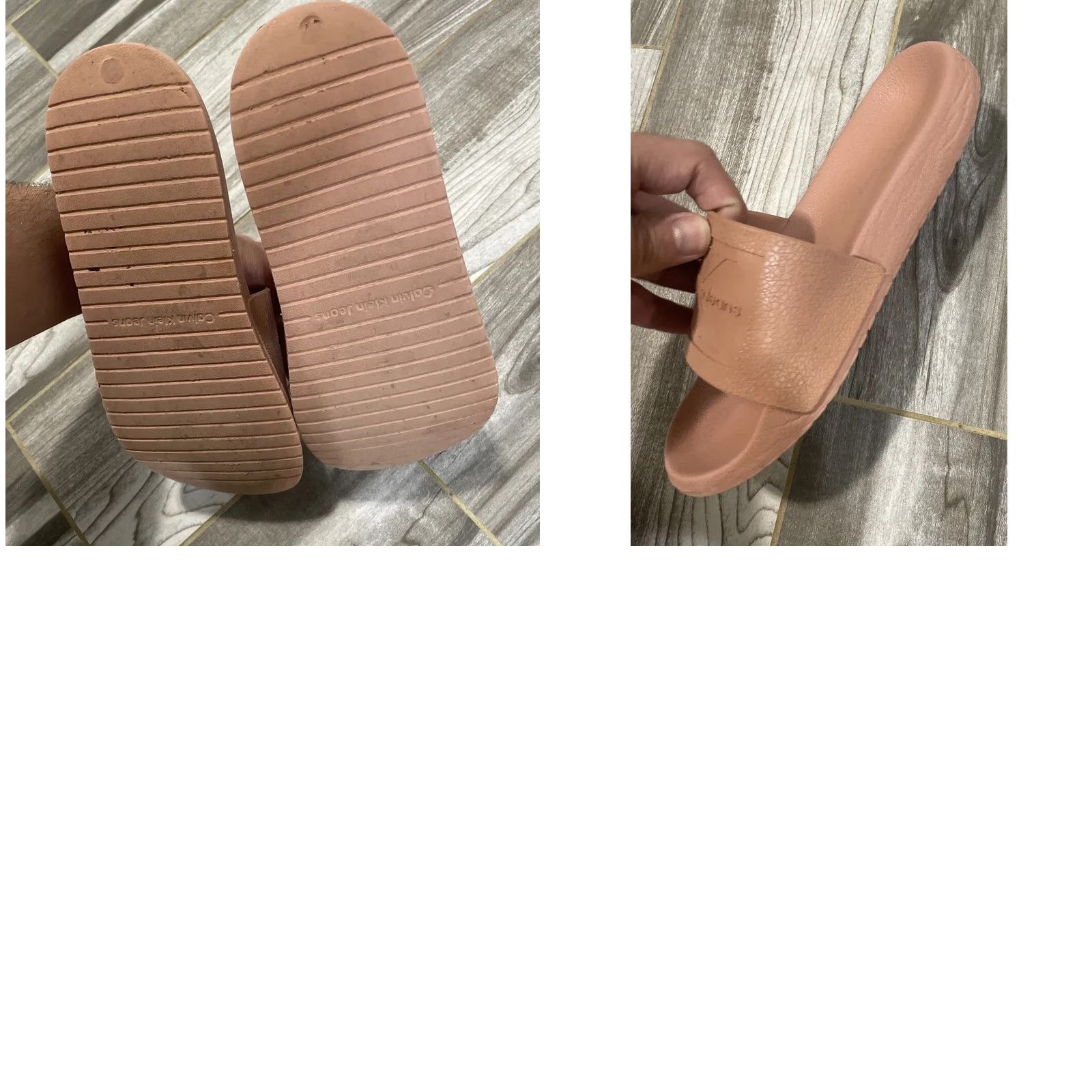 Calvin Klein Calvin Klein Jeans Pink Jelly Sandals Christie Pool Slides Sandal Women US 7 Pink Waterproof Flat Slip On Christie Size 30" / US 8 / IT 44 - 8 Thumbnail