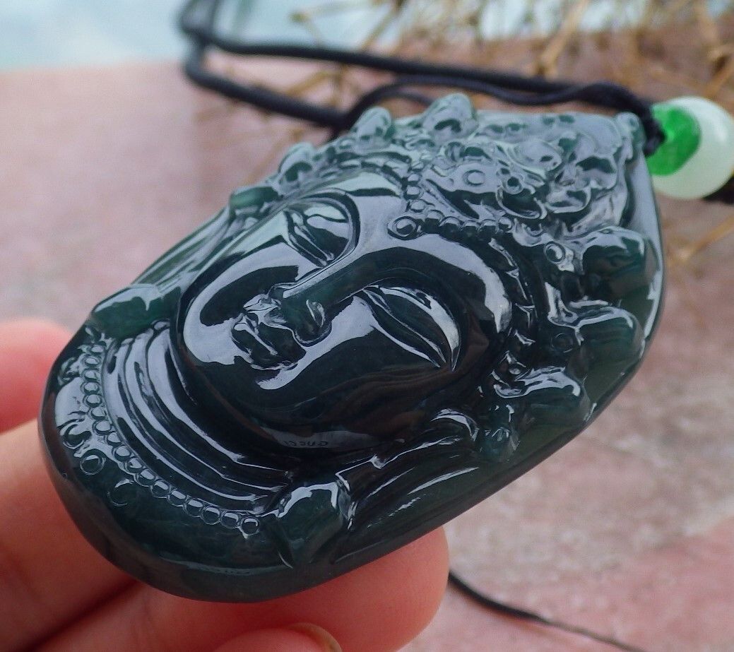 Other 106871 VS Certified Jadeite Jade Green Kwan Yin Pendant Size ONE SIZE - 4 Thumbnail