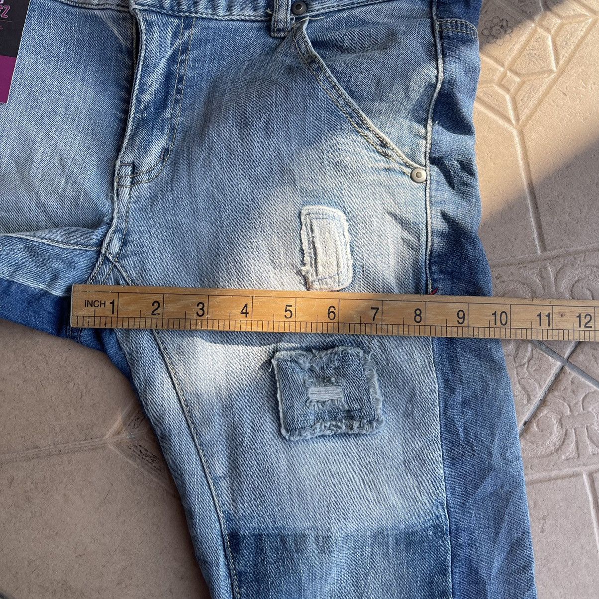 Designer × Japanese Brand Jeans Patchwork Cook Jeans Sim Fit Size 30’ Size 30" / US 8 / IT 44 - 11 Thumbnail