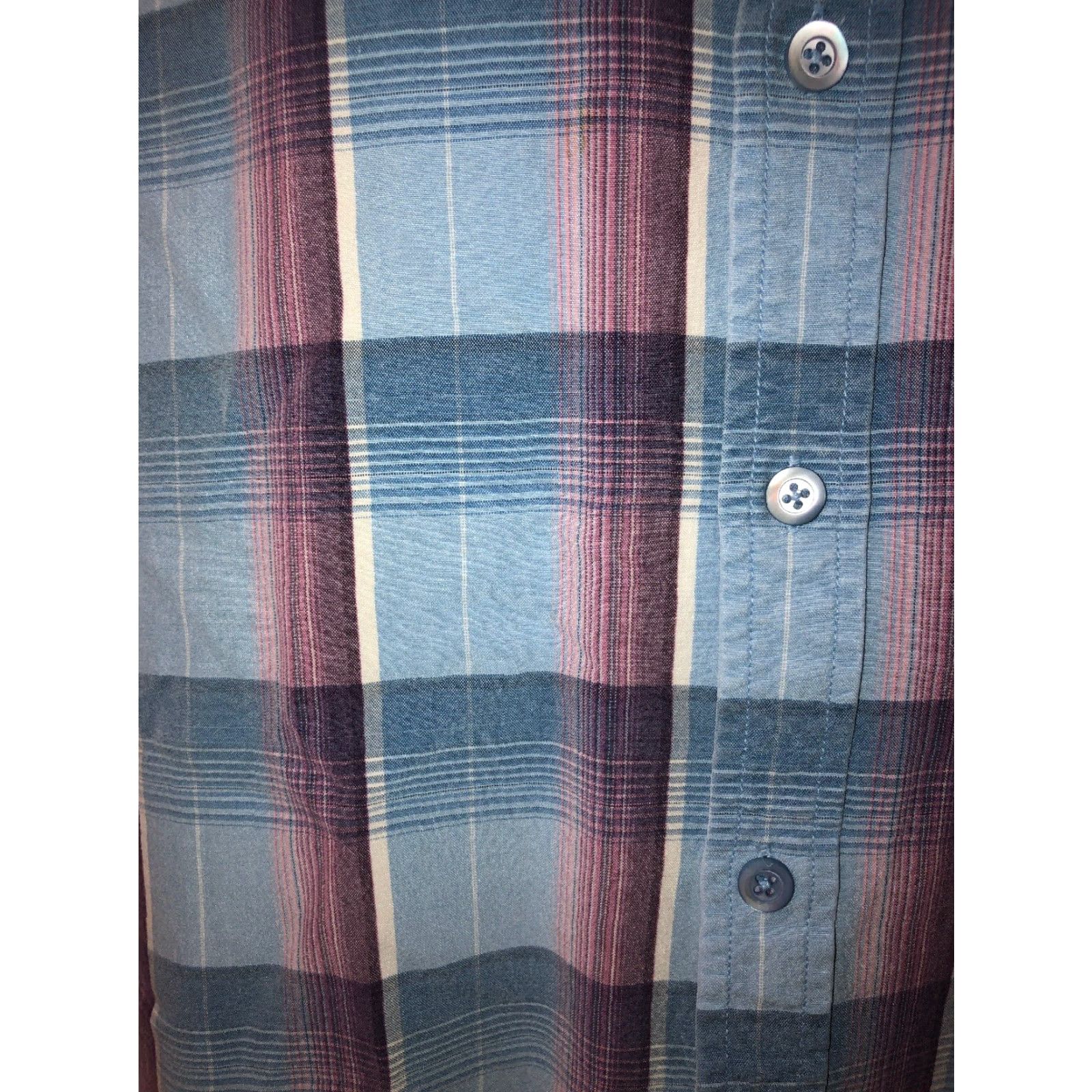 Tommy Bahama Tommy Bahama Mens Button Front Short Sleeve Shirt XXL Multicolor Plaid Checkered Pattern Size US XXL / EU 58 / 5 - 4 Thumbnail