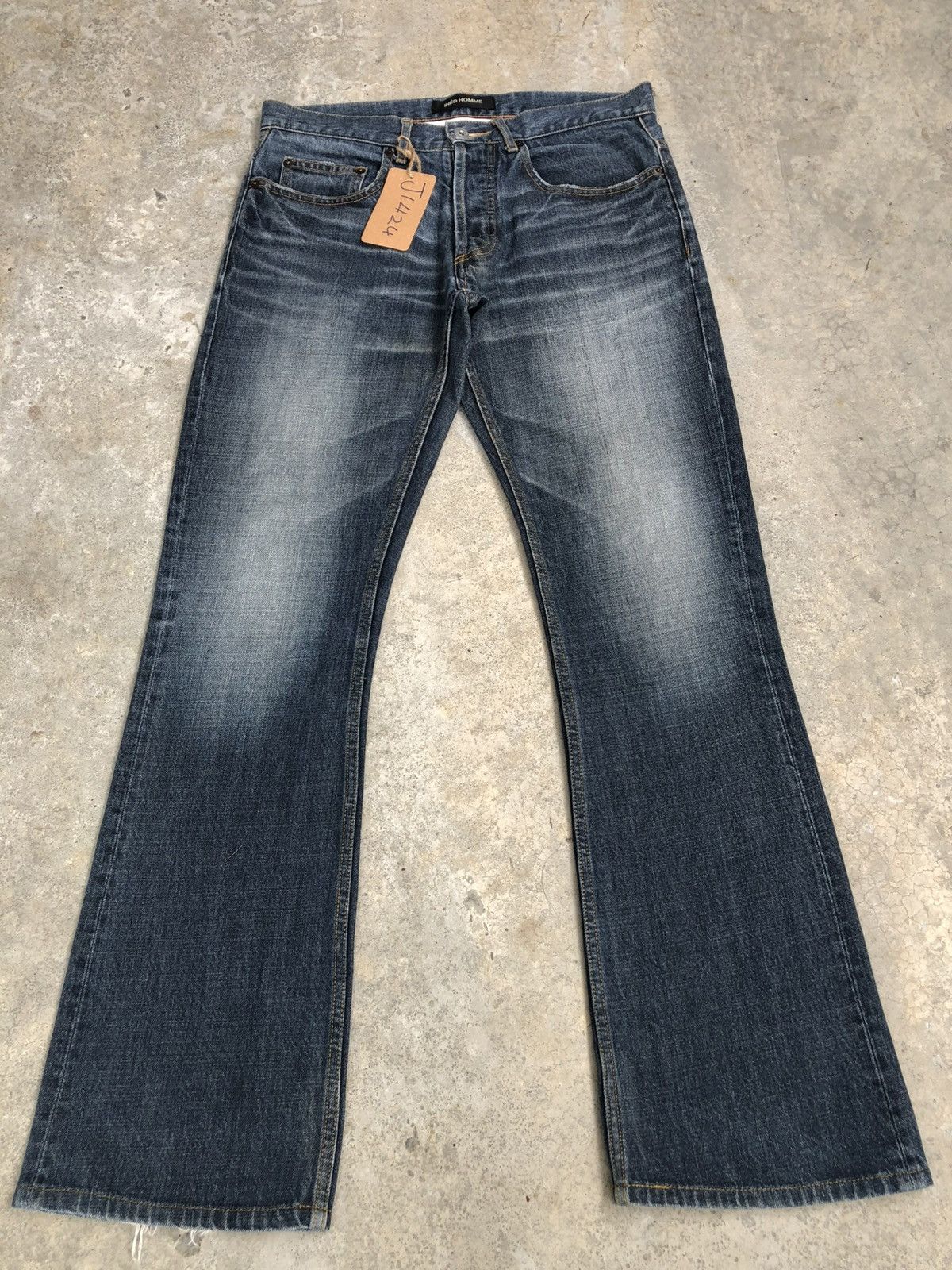 Yohji Yamamoto Ined Homme Flared Jeans Yohji Yamamoto Size US 32 / EU 48 - 1 Thumbnail