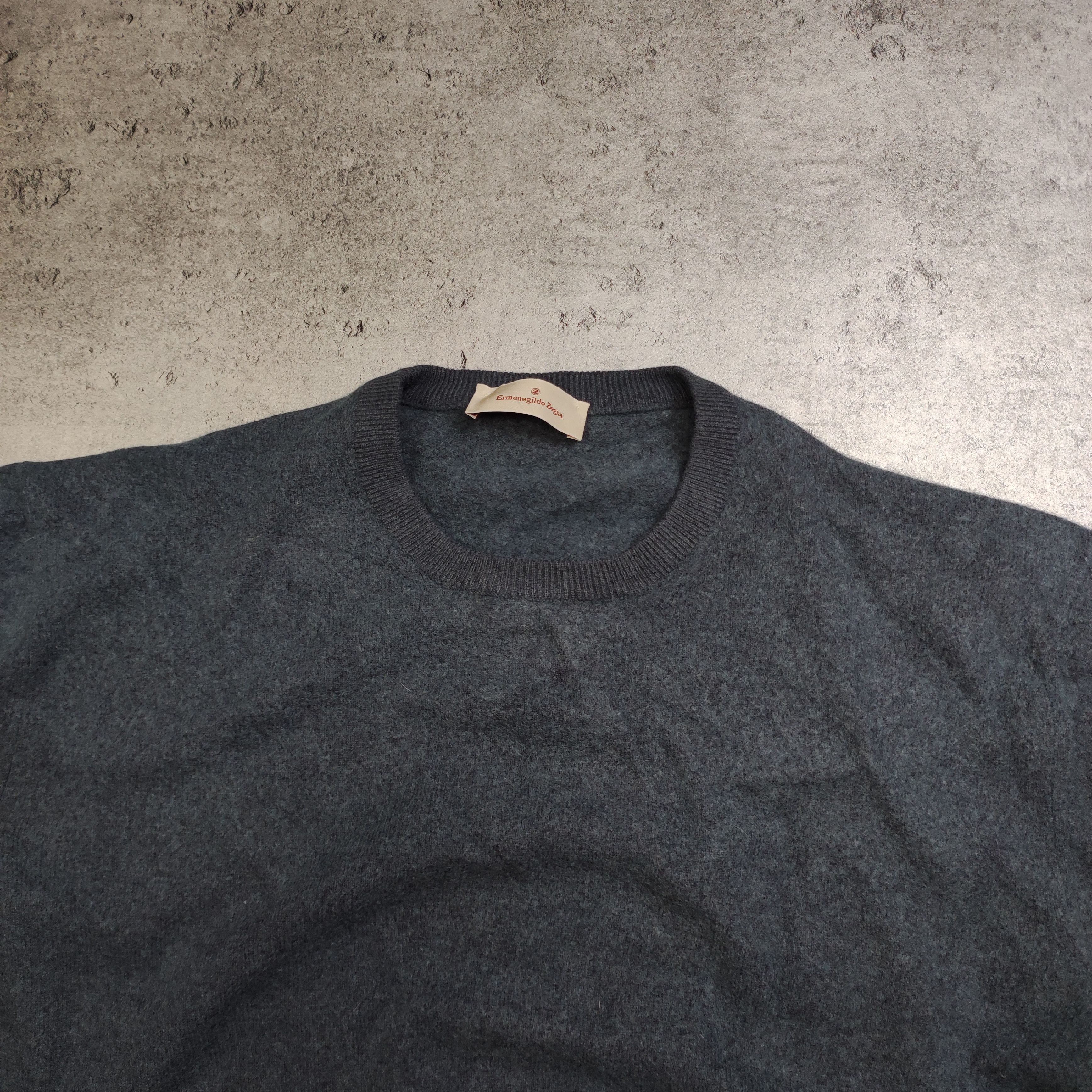 Ermenegildo Zegna RARE Luxury Ermenegildo Zegna Wool Classic Sweater Size US XL / EU 56 / 4 - 3 Thumbnail