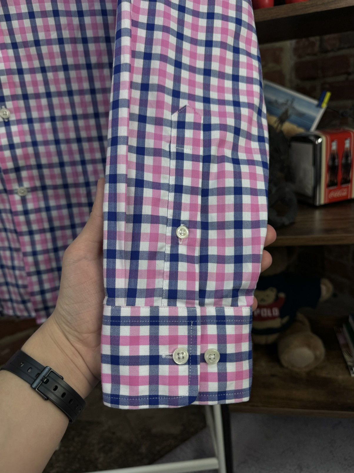 Lauren Ralph Lauren × Ralph Lauren Lauren Ralph Lauren Black Label Pink Multicolor Shirt Size US XL / EU 56 / 4 - 5 Thumbnail