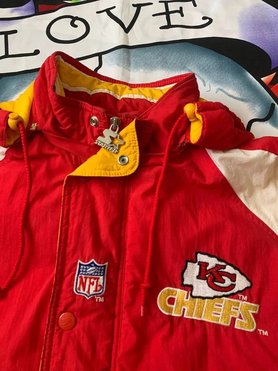 NFL Vintage Starter Pro Line Kansas City Chiefs NFL Jacket Sz S Size US M / EU 48-50 / 2 - 4 Thumbnail