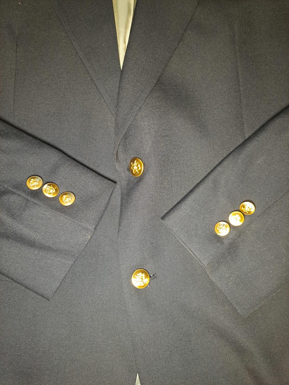Other VINTAGE Jack Nicklaus Blazer Mens 40S Navy Gold Buttons Size 40S - 4 Thumbnail