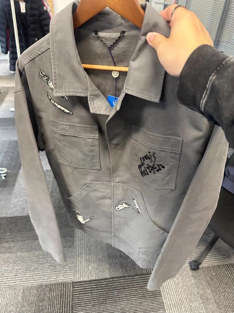 Louis Vuitton Louis Vuitton 23 SS tool pattern embroidered work jacket Size US M / EU 48-50 / 2 - 1 Thumbnail