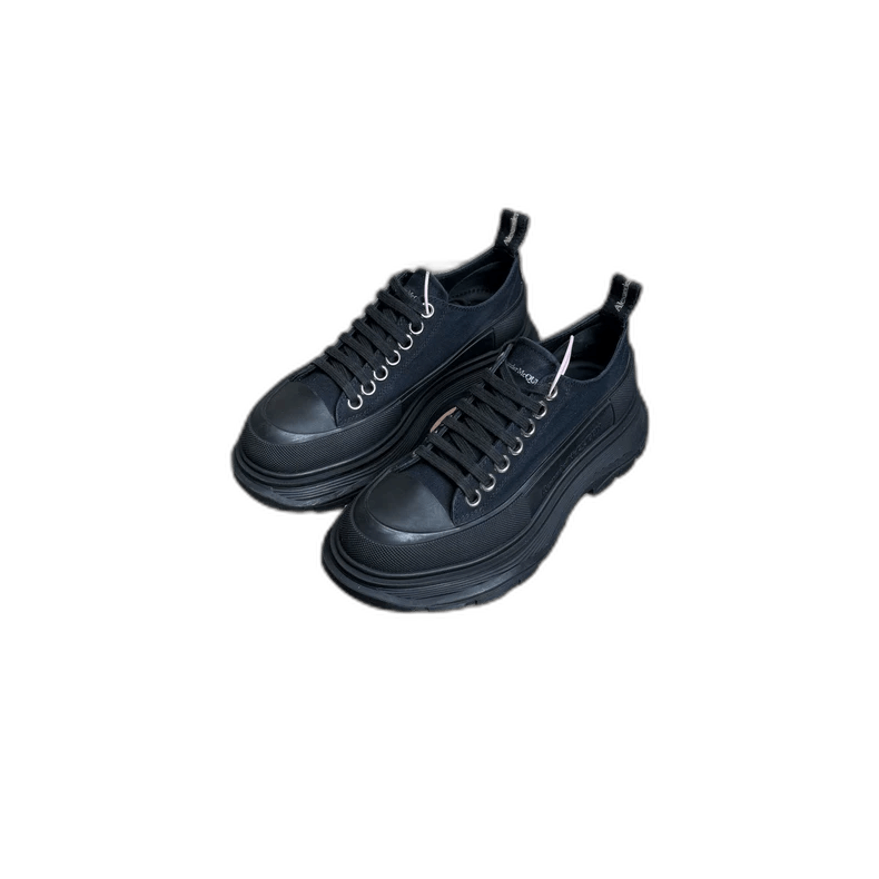 Alexander McQueen Alexander McQueen Black Low-Top Martin Boots Size US 6 / IT 36 - 1 Thumbnail