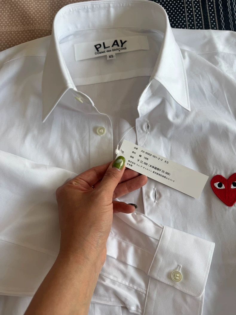 Comme des Garcons Comme Des Garcons Fitted Long Sleeve Shirt with Lapel Size XS / US 0-2 / IT 36-38 - 3 Thumbnail