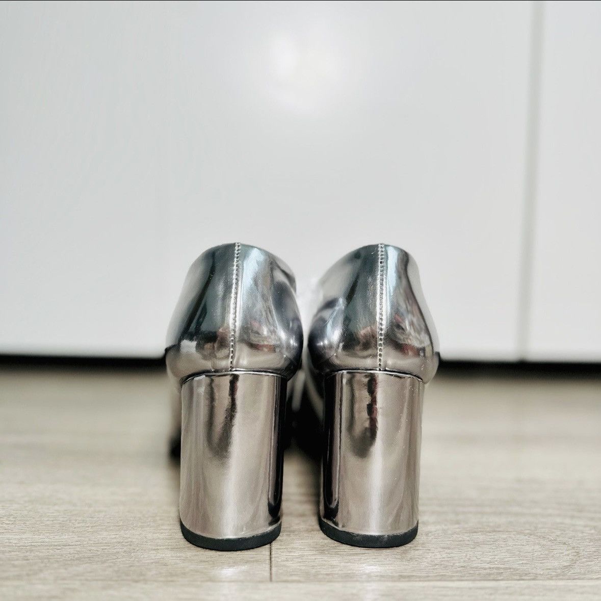 Junya Watanabe Junya Watanabe CDG Silver Leather Ankle Boots NWT Size US 6.5 / IT 36.5 - 9 Thumbnail