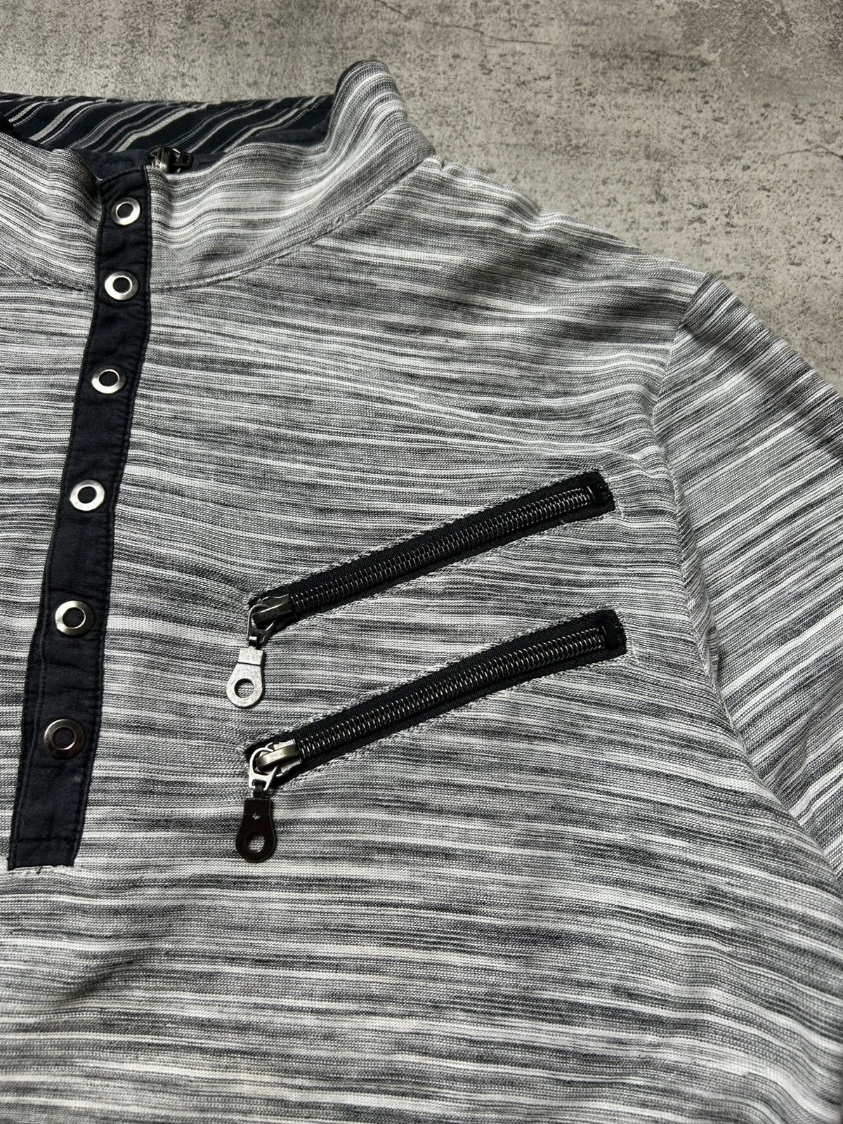 Japanese Brand Japanese Mens Ba-tsu Punk Style Double Collar Size US M / EU 48-50 / 2 - 2 Thumbnail