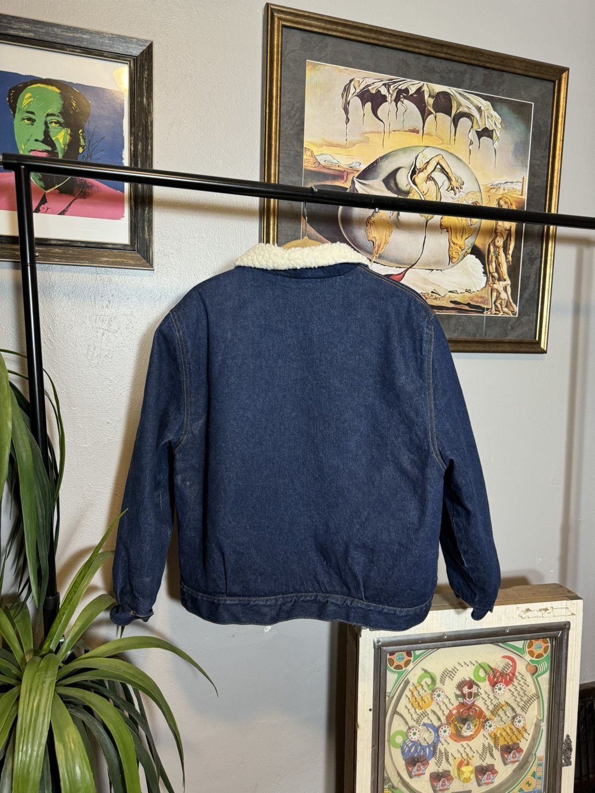 Vintage Vintage Sherpa Lined Denim Jacket Size US XL / EU 56 / 4 - 2 Thumbnail