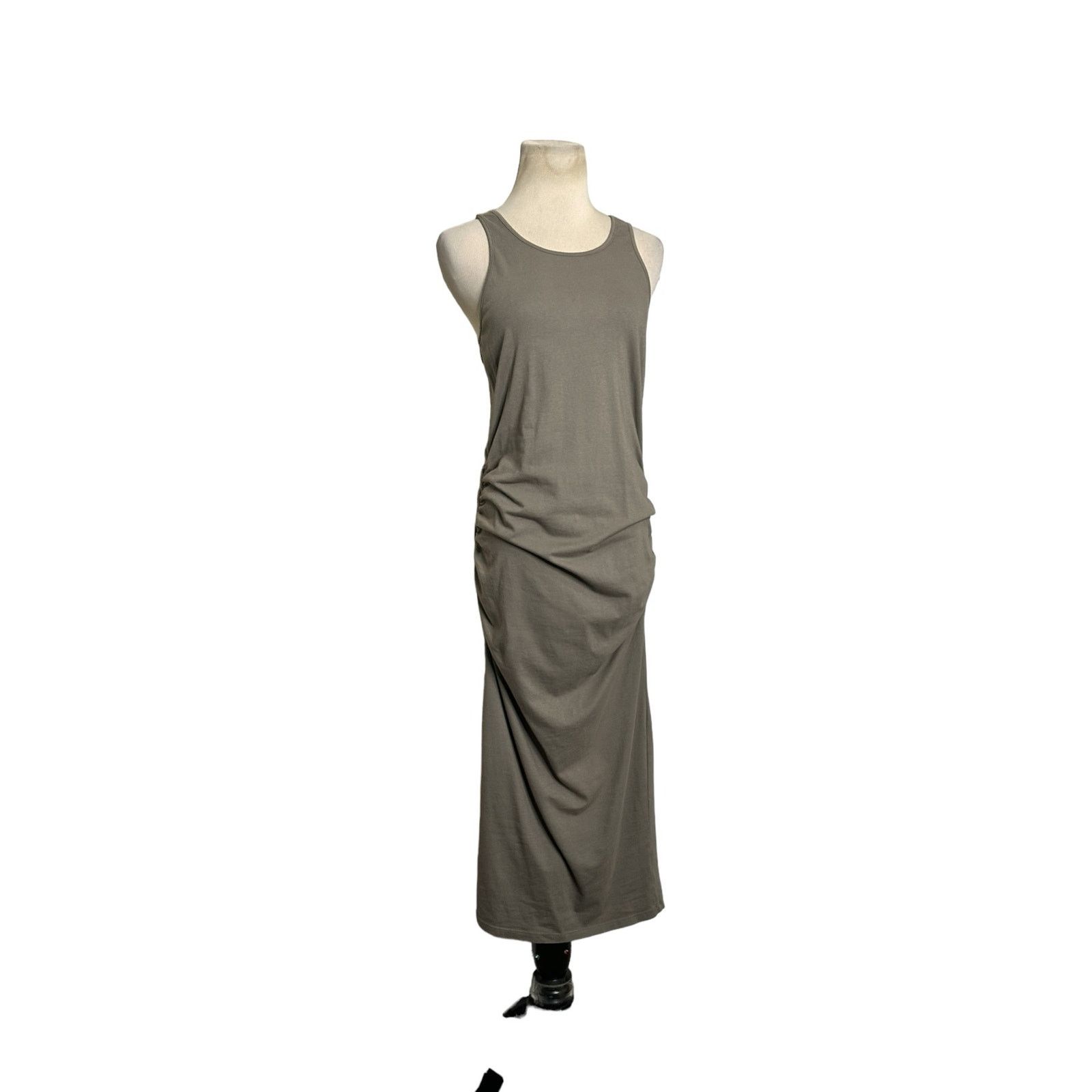 Michael Stars Michael Stars olive bodycon midi halter dress size Large Size L / US 10 / IT 46 - 7 Thumbnail