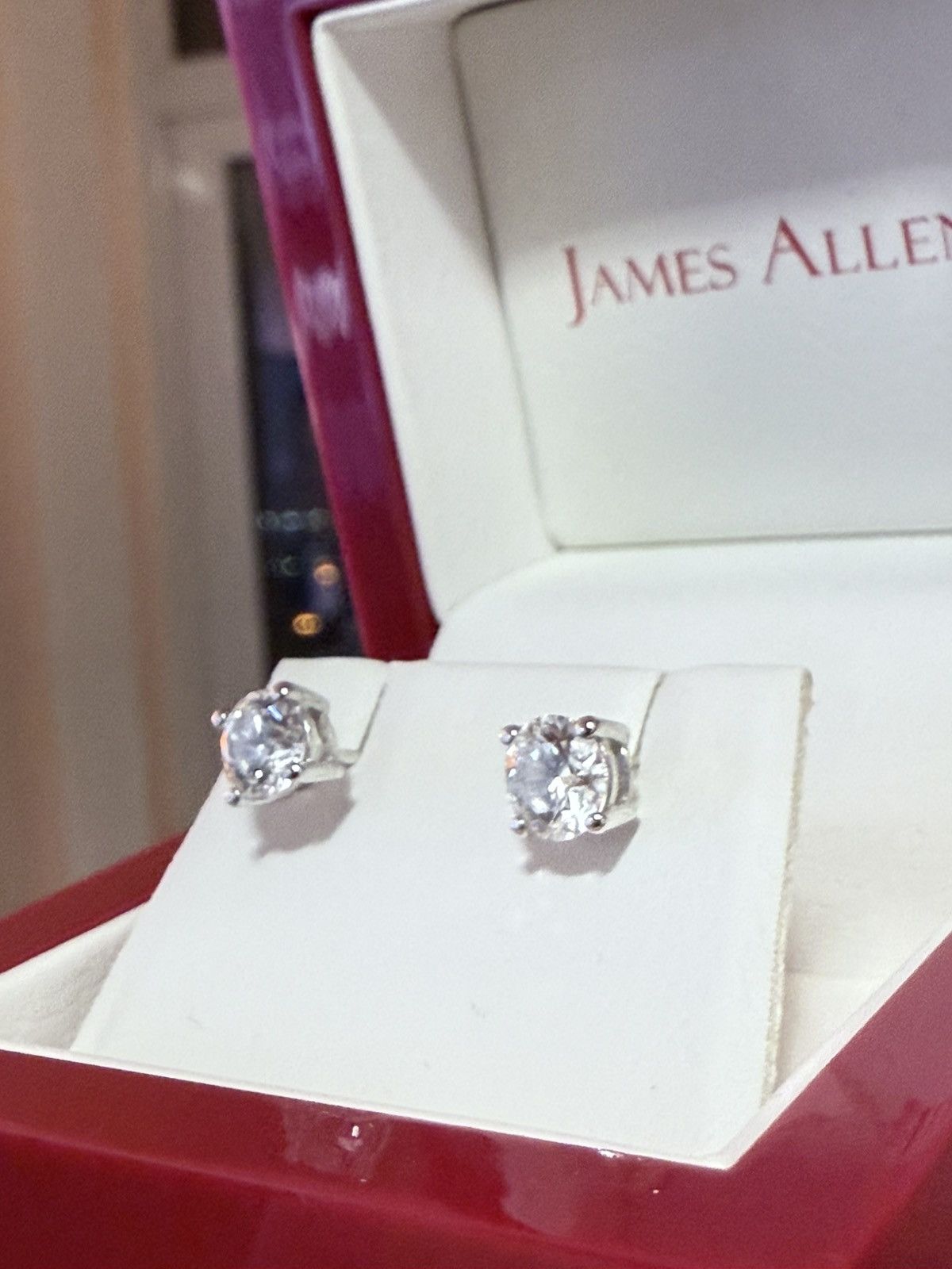 Designer James Allen 14K Lab-Grown Diamond Stud Earrings 1.50 CTW Size ONE SIZE - 7 Thumbnail