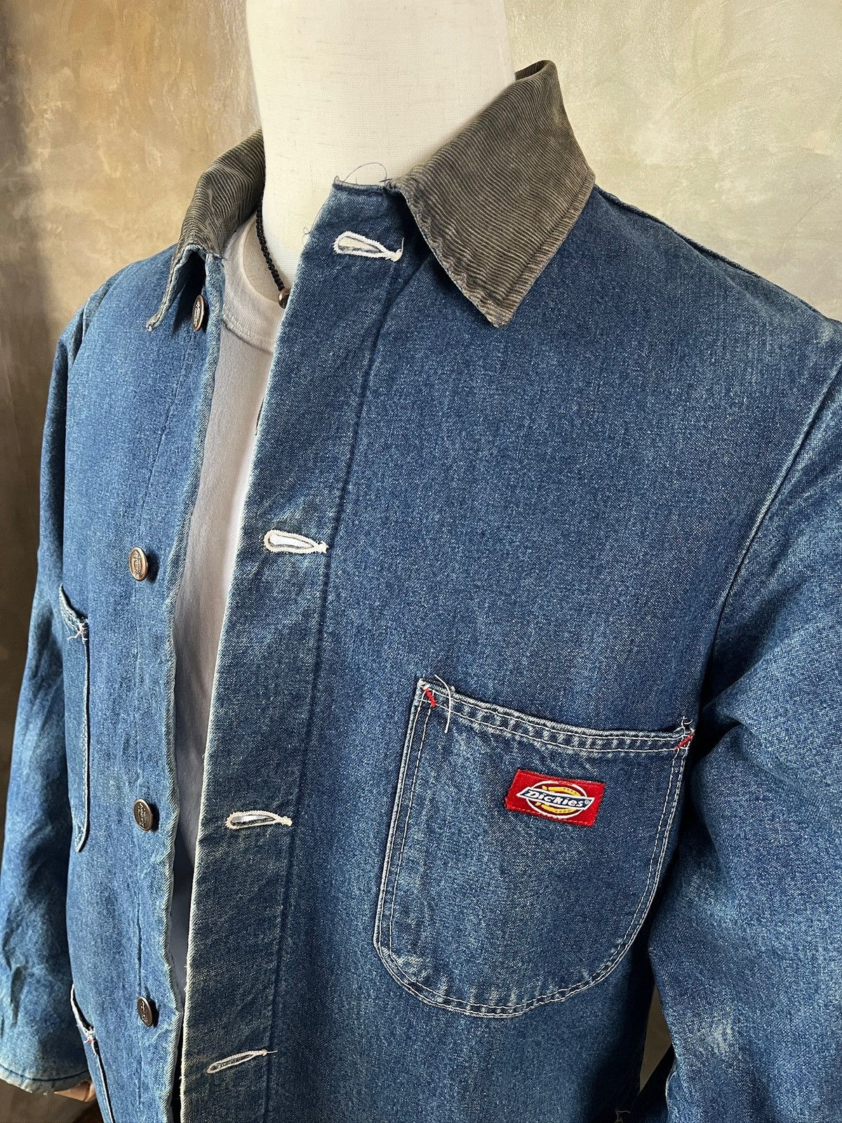 Dickies Vintage Dickies Blanket Lined Denim Chore Jacket Size US M / EU 48-50 / 2 - 3 Thumbnail