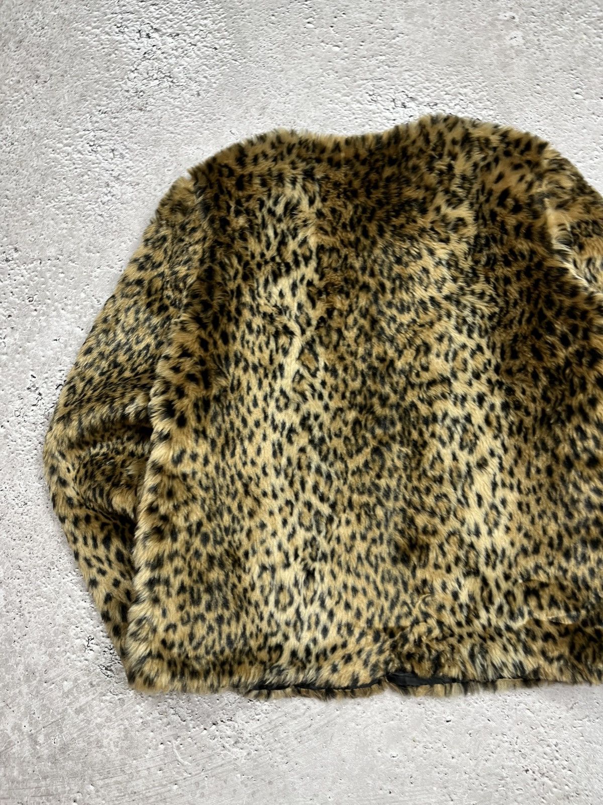Other Y2K Faux Fur Leopard Print Jacket Retro 2000s Style Size L / US 10 / IT 46 - 11 Thumbnail