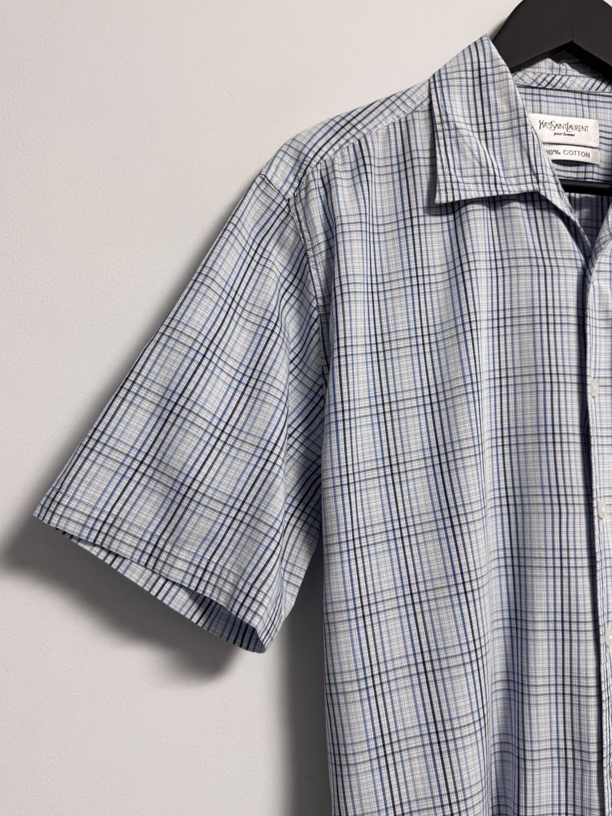 Yves Saint Laurent Yves Saint Laurent Button Up Shirt Size US L / EU 52-54 / 3 - 3 Thumbnail