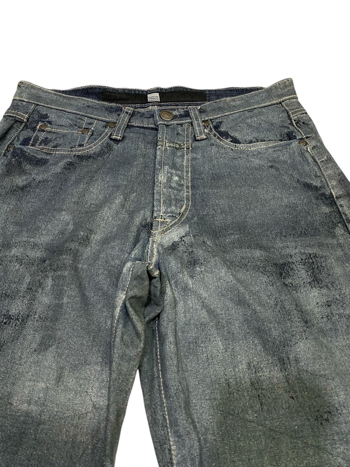 Marithe + Francois Girbaud Japanese brand X Marithe francois girbaud waxed jeans Size US 30 / EU 46 - 6 Thumbnail