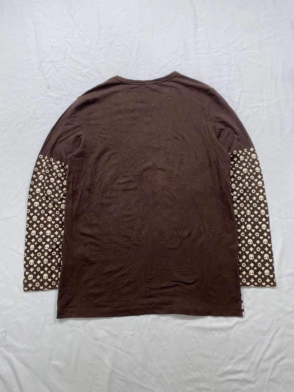 If Six Was Nine Sick Gothic punk skull Long Slevee Size US L / EU 52-54 / 3 - 3 Thumbnail