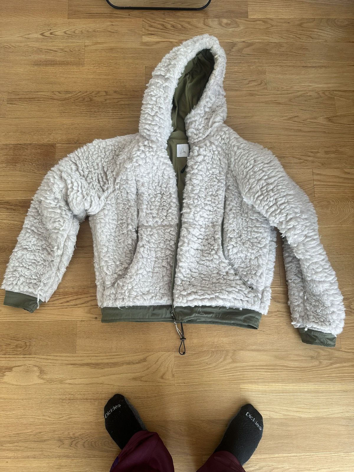 image of Roa Fur Parka in White, Men's (Size Large)