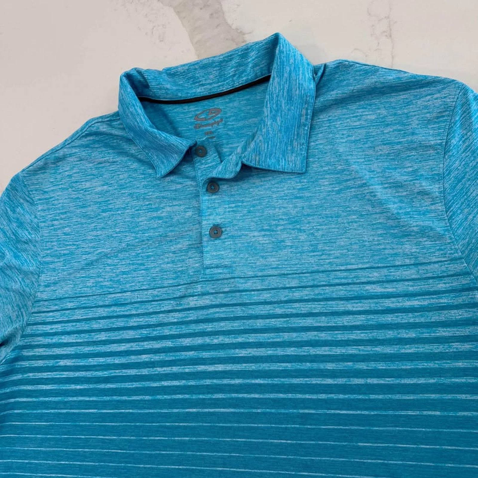 Champion Champion C9 Polo Shirt Mens XXL Turquoise Blue Casual Golf Size US XXL / EU 58 / 5 - 3 Thumbnail