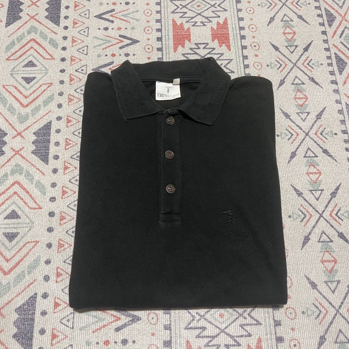 Designer Trussardi Polo Tee Size US S / EU 44-46 / 1 - 1 Thumbnail