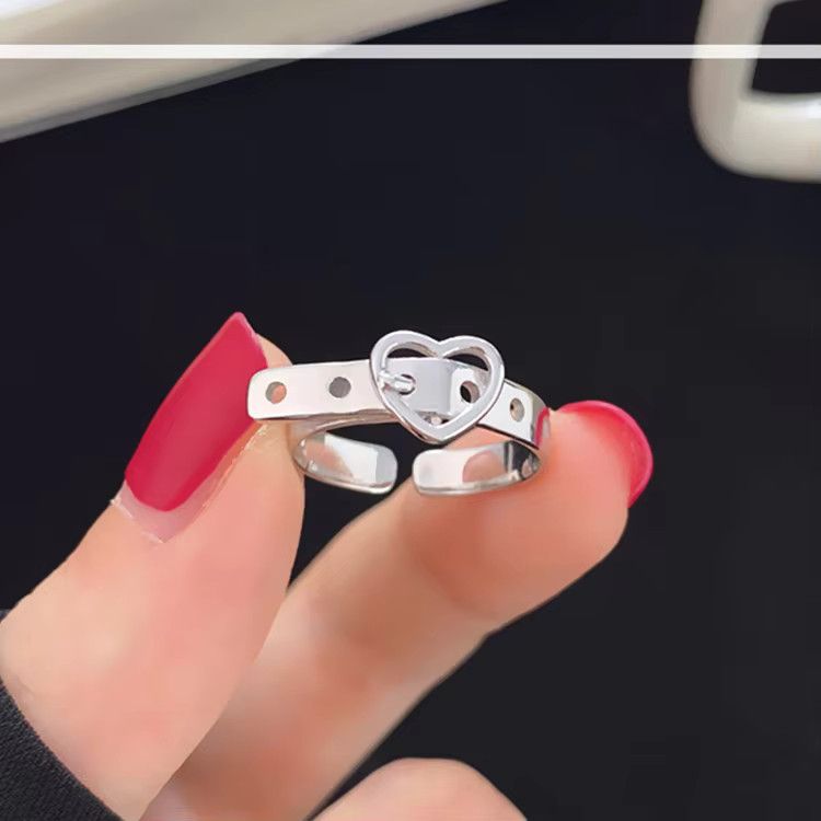 Jewelry Heart Belt Ring Size ONE SIZE - 2 Thumbnail